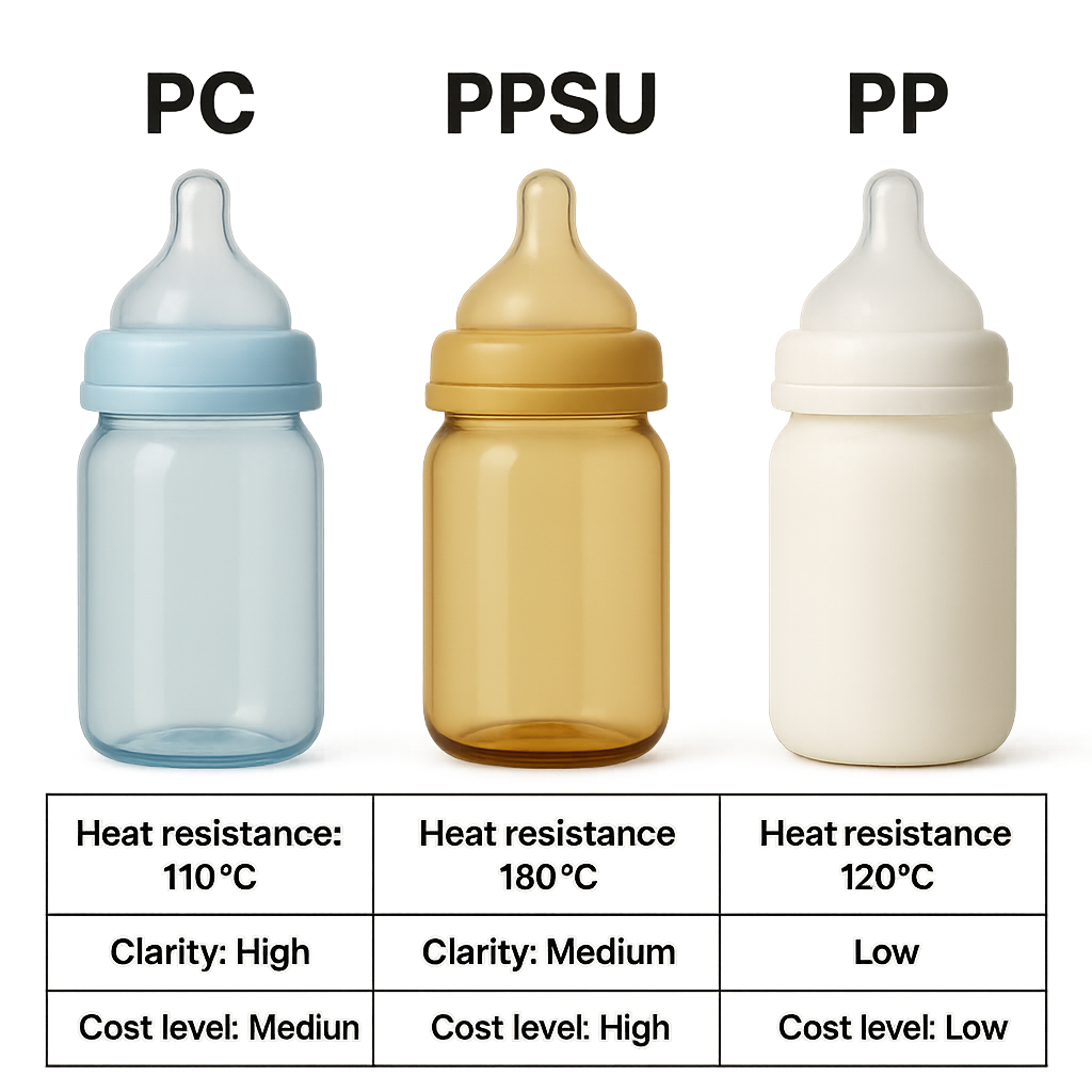 baby bottle plastics